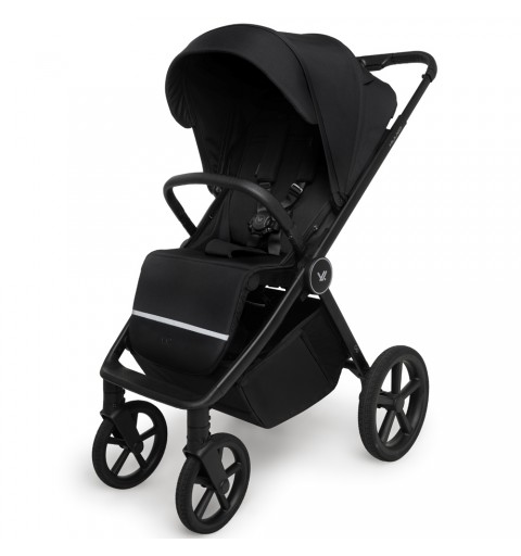 Muuvo Go - kompaktowy, całoroczny wózek spacerowy do 22 kg | Black